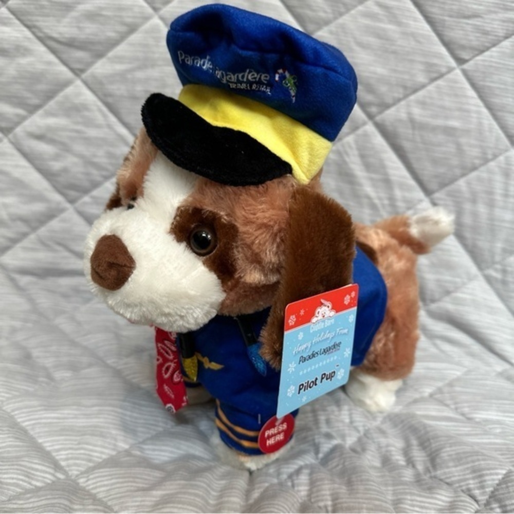 Cuddle Barn Paradies Lagardere Pilot Pup Interactive RARE